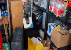 Hoarding a room full of things